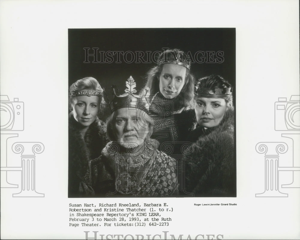 1993, Shakespeare Repertory cast of &quot;King Lear&quot; - mjp31820 - Historic Images