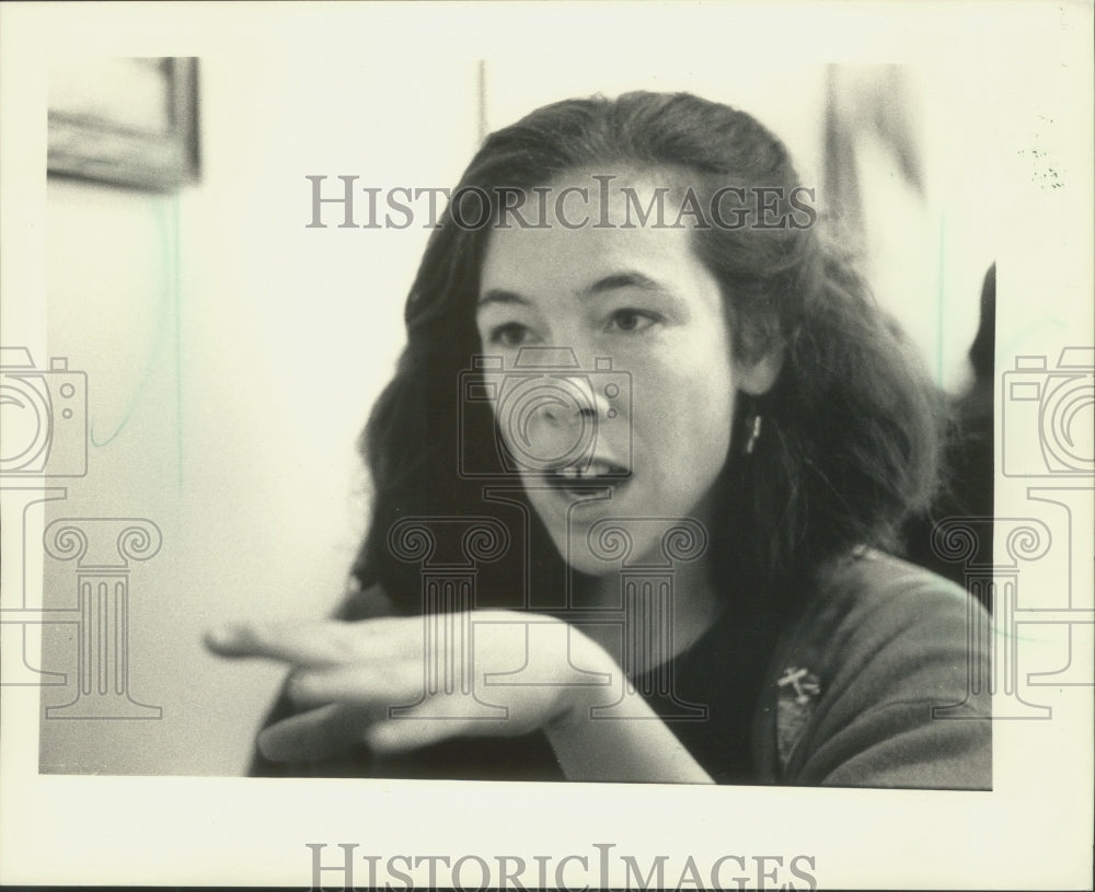 1987 Press Photo Singer Claudia Schmidt, Milwaukee - Historic Images