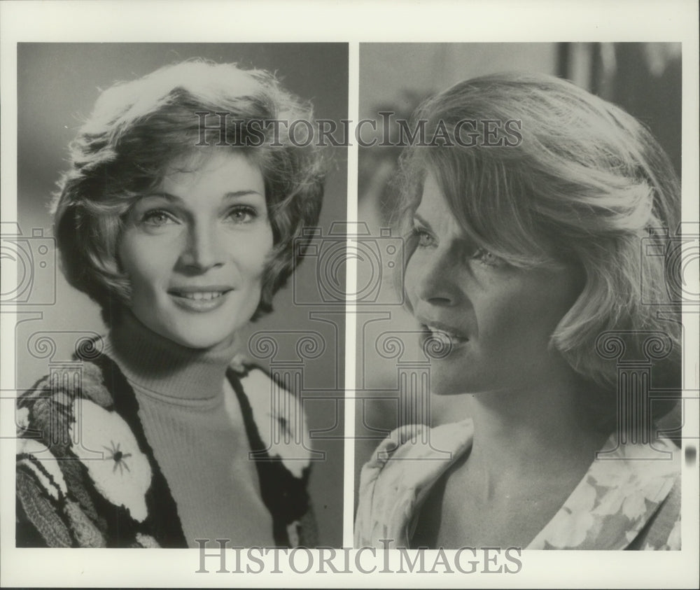 1976 Press Photo Susan Stafford In &#39;Wheel Of Fortune&#39; and &#39;Police Story&#39; - Historic Images