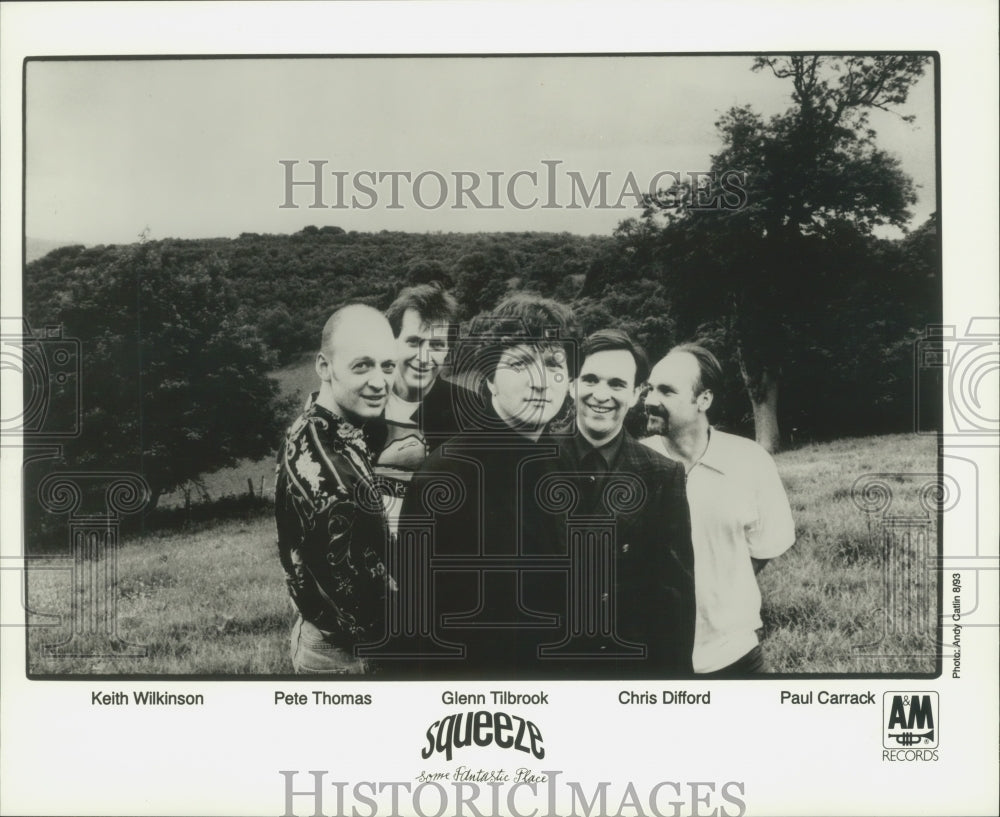 1993 Press Photo Musical group Squeeze - mjp31934 - Historic Images