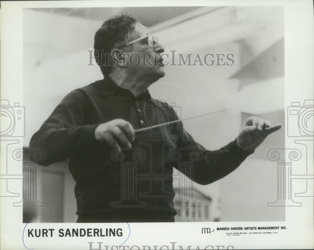 1981, Conductor Kurt Sanderling - mjp32066 - Historic Images