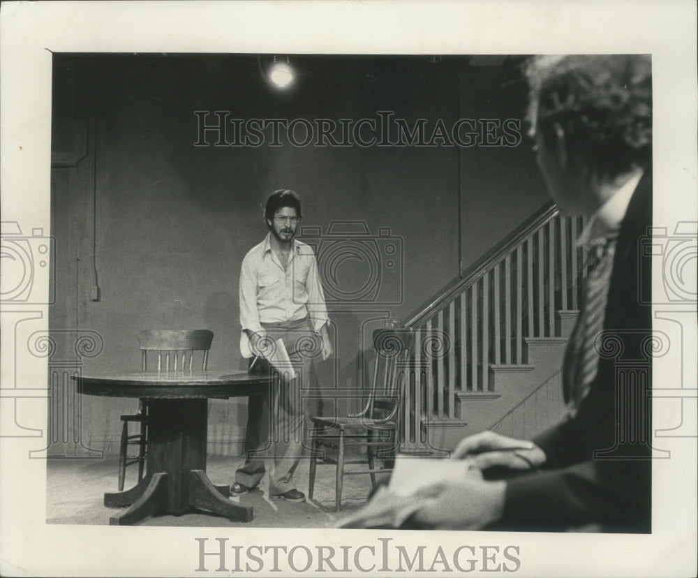 1977, UWM Theater Chairman Sanford Robbins - mjp32077 - Historic Images