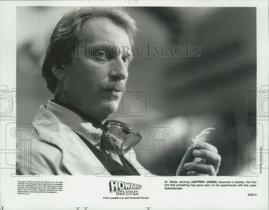 1985 Press Photo Actor Jeffrey Jones Stars In 'Howard The Duck' - mjp32115 - Historic Images