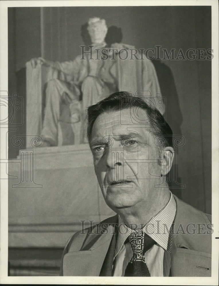 1973, Host-narrator Chet Huntley for "Strange and Terrible Times" - Historic Images