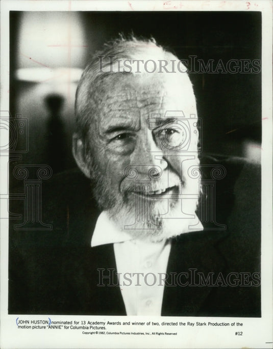 1982, John Huston, director and actor - mjp32187 - Historic Images