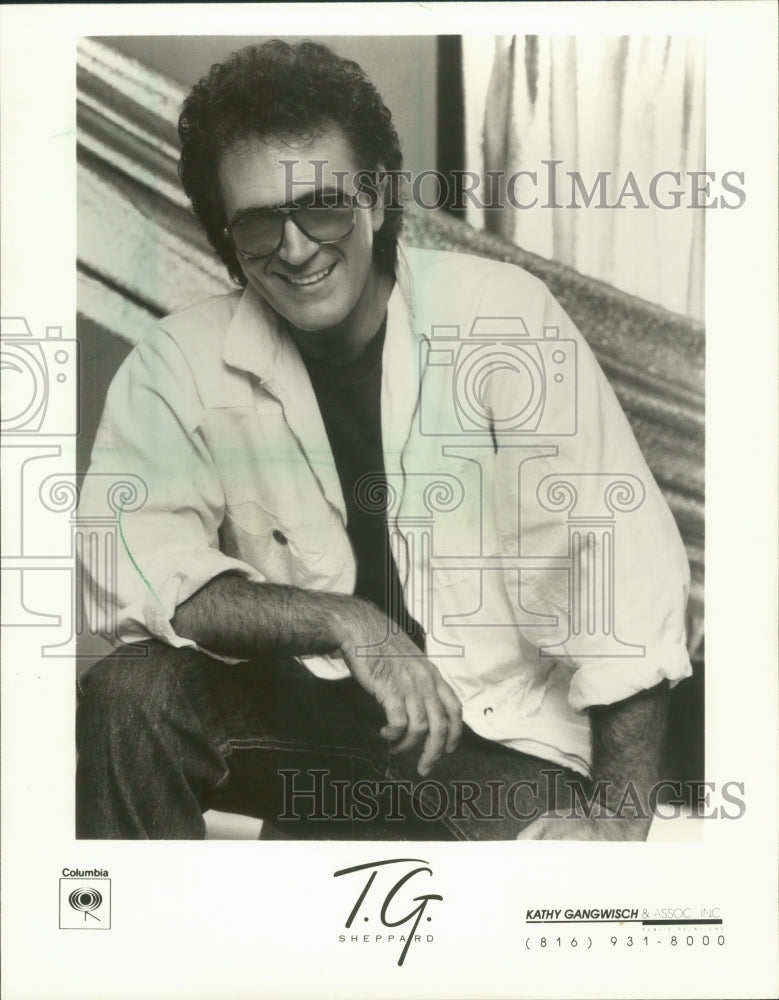 1986 Press Photo Country Singer T.G. Sheppard - mjp32206-Historic Images