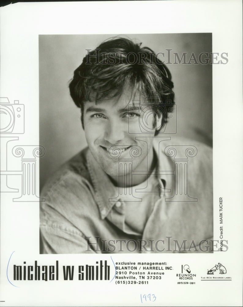 1993 Press Photo Musician Michael W. Smith - mjp32236 - Historic Images