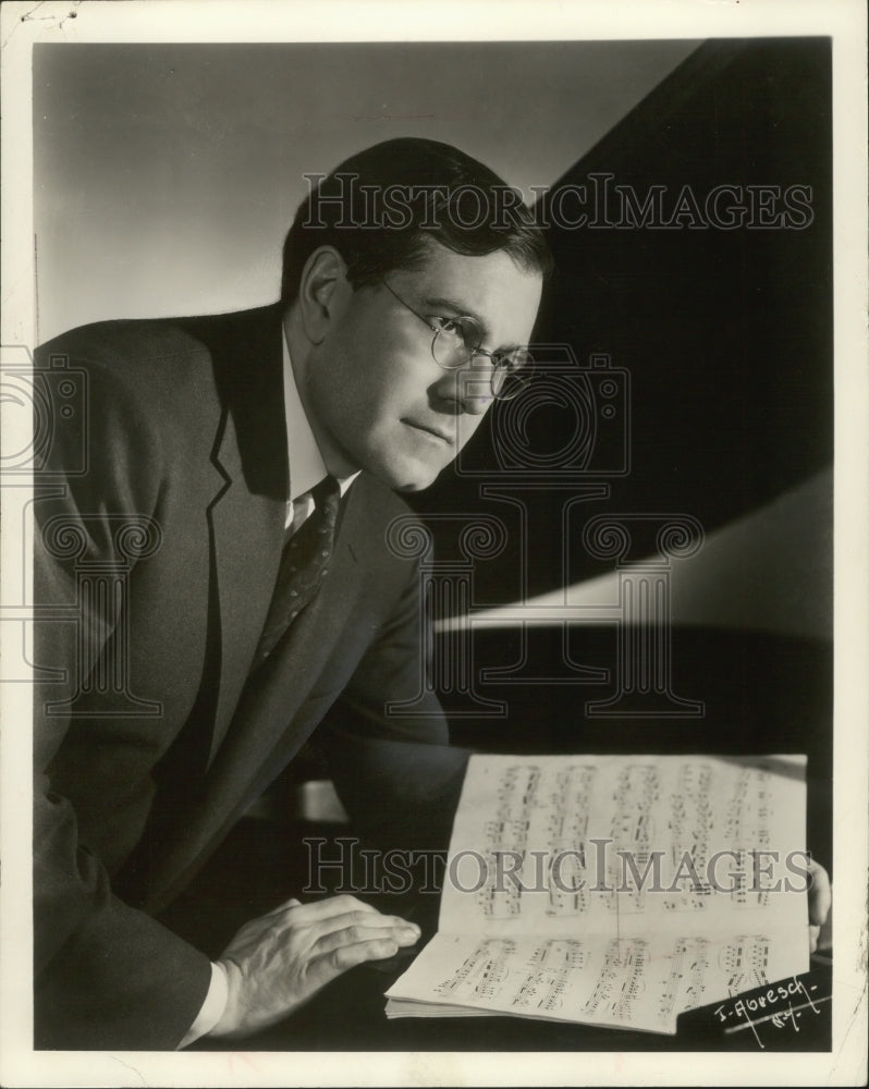 1961, Pianist Karl Ulrich Schnabel - mjp32244 - Historic Images