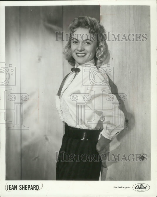 1966 Press Photo Jean Shepard, musician - mjp32256 - Historic Images