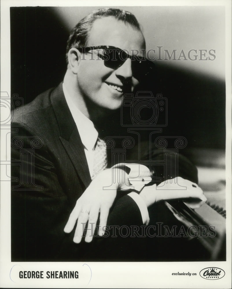 1967 Press Photo George Shearing, Pianist, arranger, and composer - mjp32274 - Historic Images