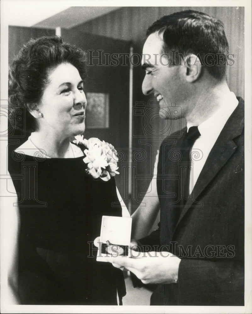 1964, Agnes E. Schmitz, 25 year reception, Milwaukee Journal employe - Historic Images