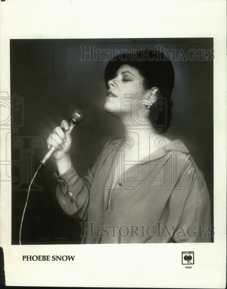 1983 Press Photo Singer Phoebe Snow - mjp32297 - Historic Images