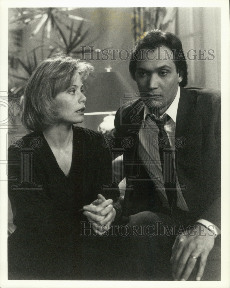 1992, Susan Dey and Jimmy Smits star on "L.A. Law" - mjp32299 - Historic Images
