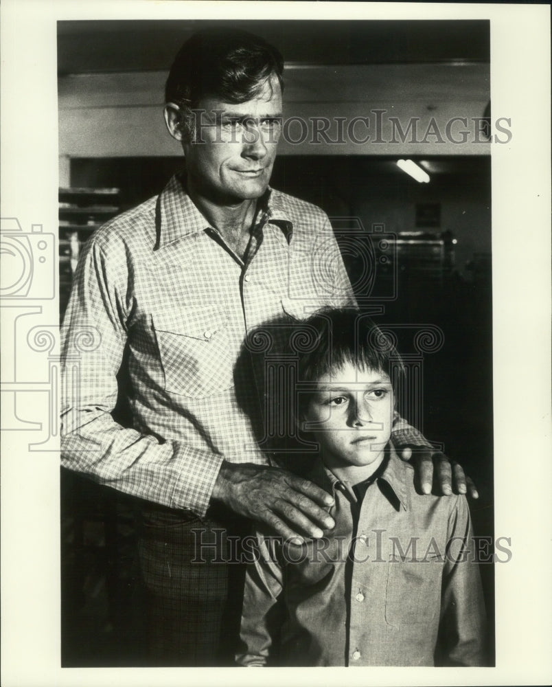 1973, Actor Ron Hayes With Joshua Albee In &#39;Homecoming&#39; - mjp32342 - Historic Images