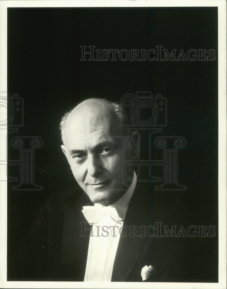 1986, Sir Georg Solti, Chicago Symphony Orchestra Music Director - Historic Images