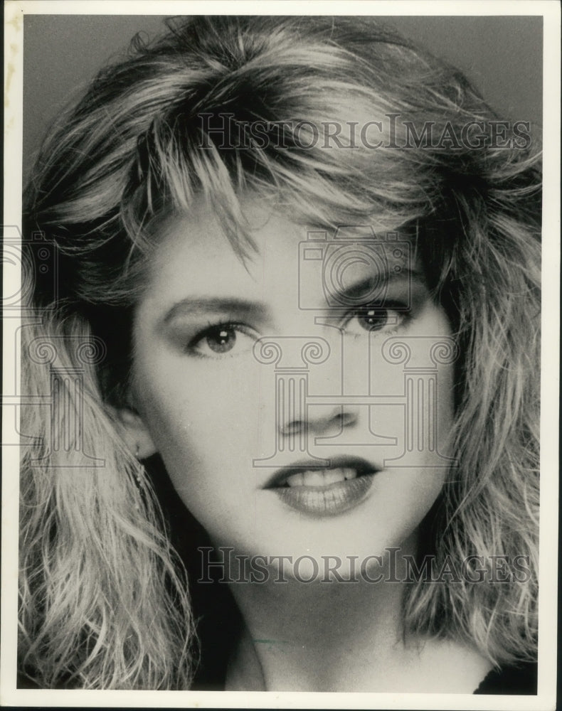 1988, Black Velvet beauty contestant finalist Rebecca Schmidt, WI - Historic Images