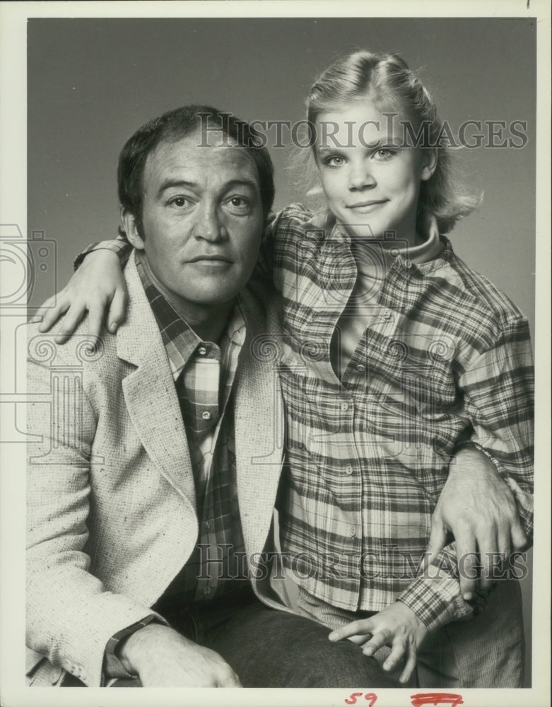 1980 Press Photo Joe Santos and Melissa Michaelsen star at 7:30 p.m. on NBC - Historic Images