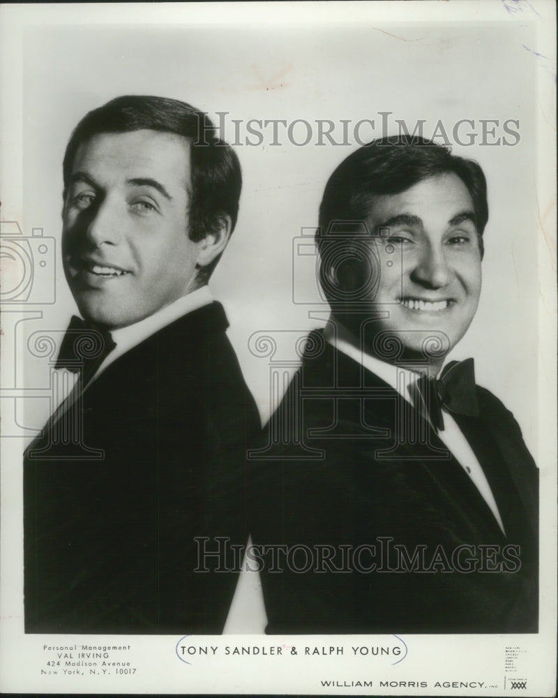 1972, Singers Tony Sandler And Ralph Young - mjp32573 - Historic Images