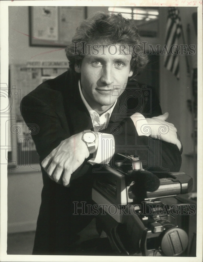 Sam Robards 1988 Press Photo Actor Sam Robards - mjp32619 - Historic Images