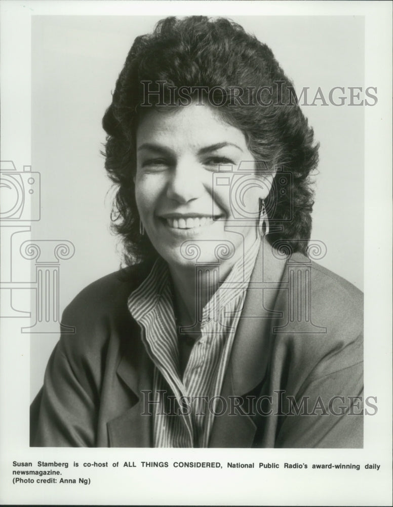  Susan Stamberg, Co-Host of ALL THINGS CONSIDERED on NPR - Historic Images