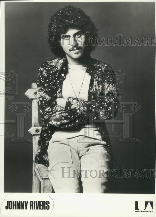 1972, Singer Johnny Rivers - mjp32709 - Historic Images