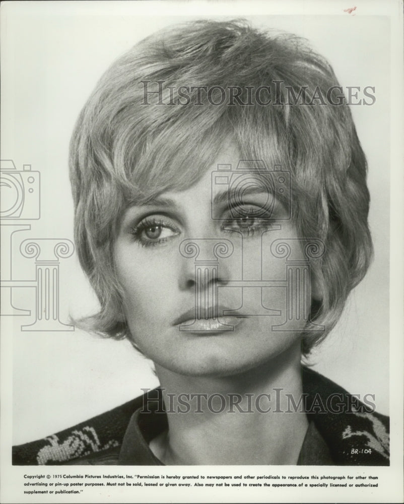 1975 Press Photo Jill Ireland stars in "Ann Wagner" with husband Charles Bronson - Historic Images