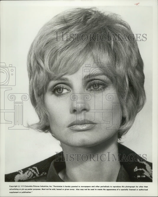 1975 Press Photo Jill Ireland stars in "Ann Wagner" with husband Charles Bronson - Historic Images