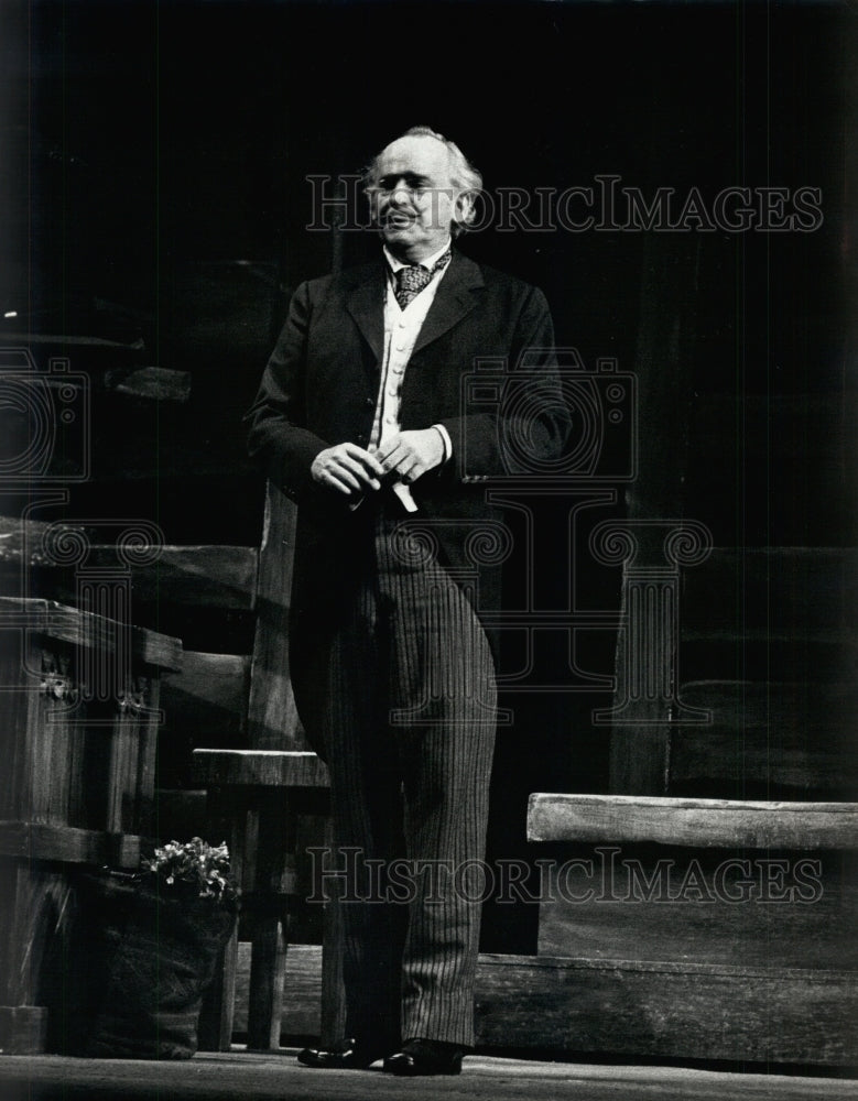 1974, Actor Barnard Hughes in "The Good Doctor" on Broadway - Historic Images