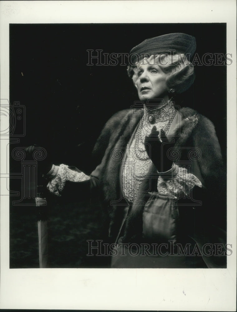 1979, William Hutt as Lady Bracknell &quot;The Importance of Being Earnest - Historic Images