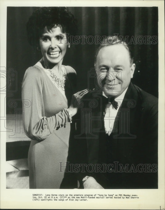 1979, Lena Horne on "Song by Song" on PBS-TV hosted by Ned Sherrin - Historic Images