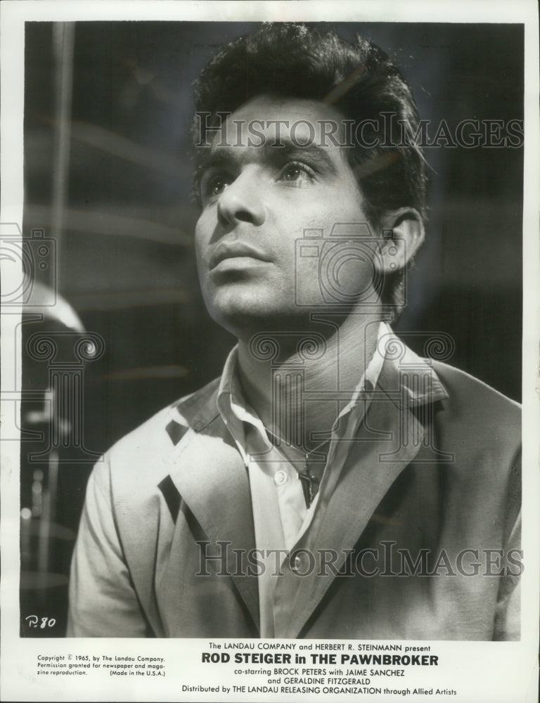 1965, Jaime Sanchez as Jesus Ortiz in "The Pawnbroker" - mjp32996 - Historic Images