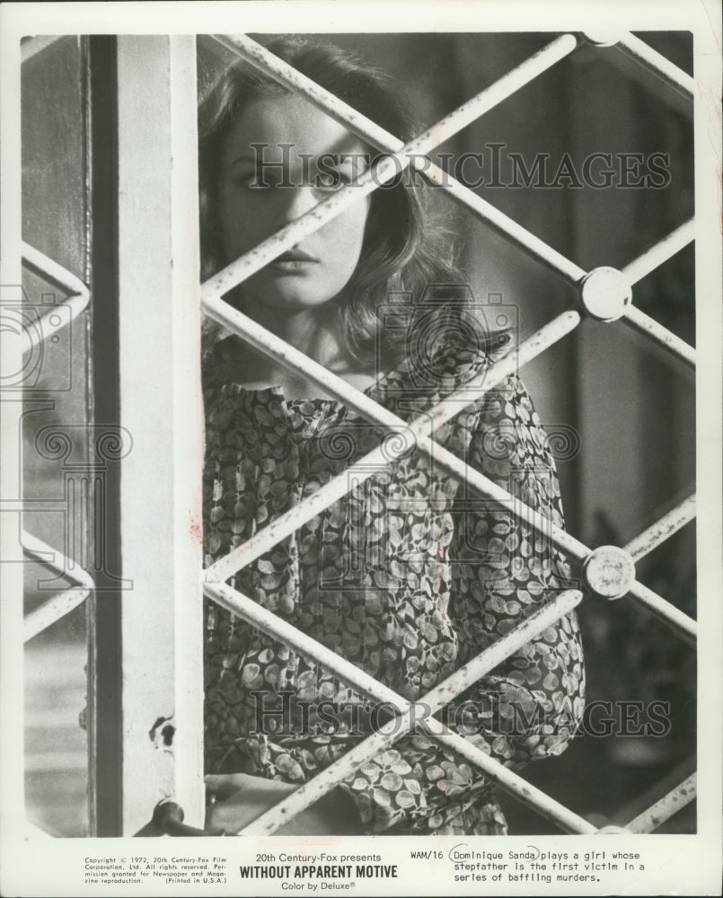 1972, Dominique Sanda stars in "Without Apparent Motive" - mjp33001 - Historic Images