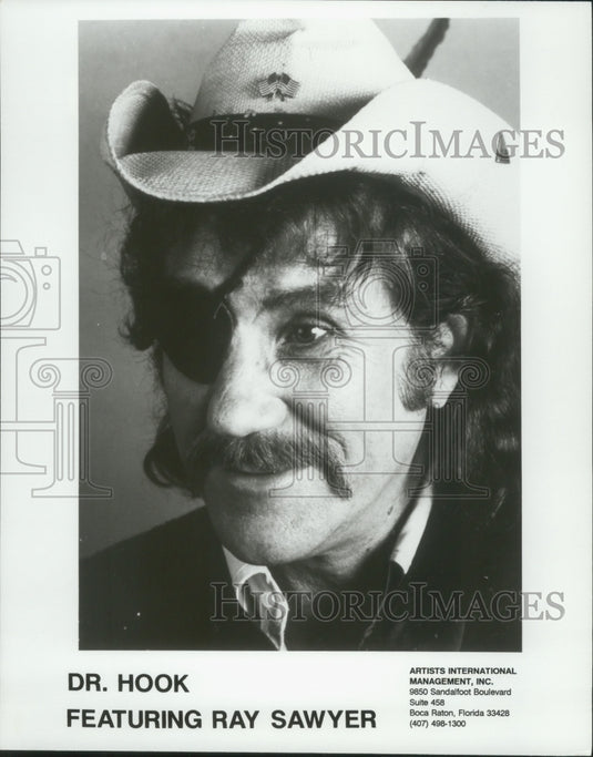 1993 Musician Ray Sawyer is a member of Dr. Hook - Historic Images