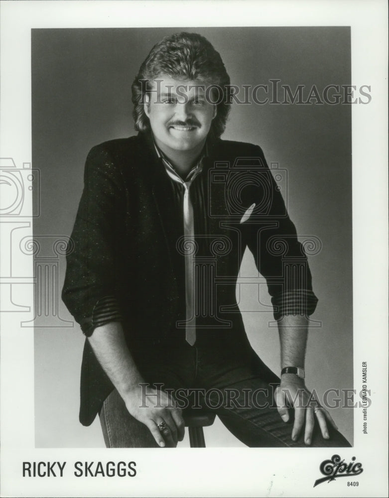 1985 Press Photo Ricky Skaggs, singer - mjp33059 - Historic Images