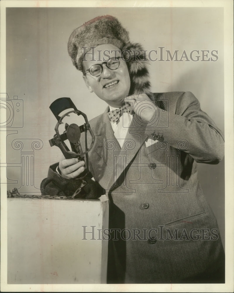1943, Ransom Sherman veteran radio personality, "And Here's the Show" - Historic Images