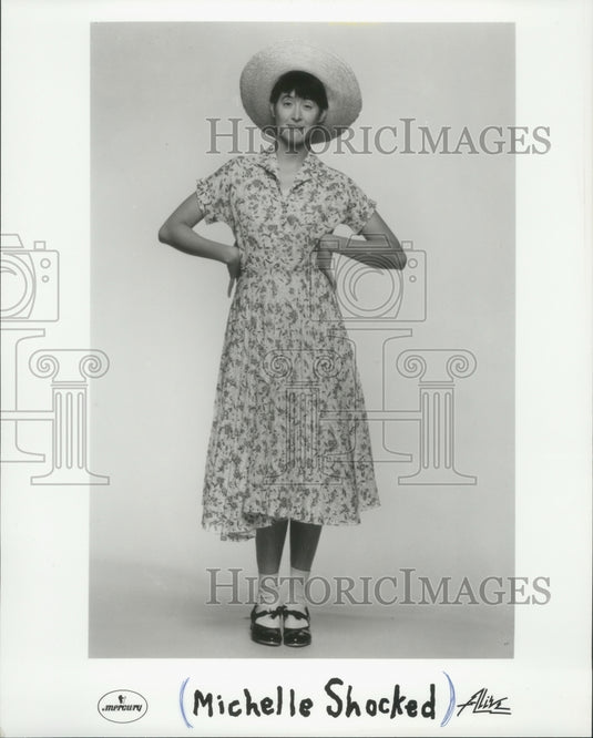 Press Photo Michelle Shocked, entertainer - mjp33101 - Historic Images