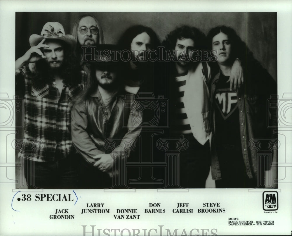 1983, Members of the Southern Rock Group &quot;.38 Special&quot; - mjp33158 - Historic Images
