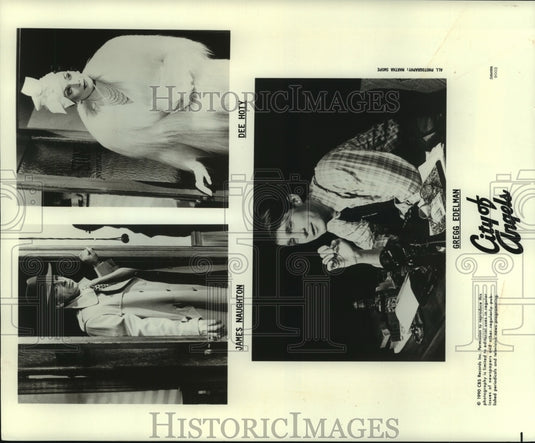 1990, James Naughton, Dee Hotty and Gregg Edelman in "City of Angels" - Historic Images