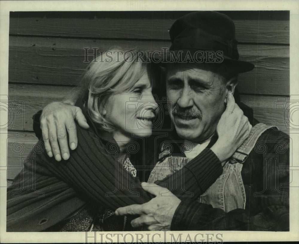 1978, Jason Robards and Eva Marie Saint in "A Christmas to Remember" - Historic Images
