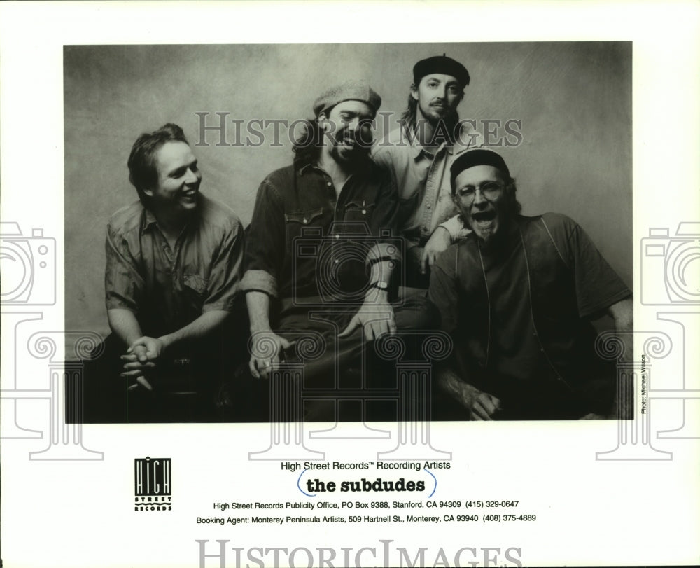 Press Photo Musical Group &quot;The Subdudes&quot; - mjp33281 - Historic Images