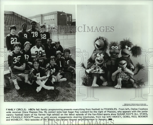 1982, HBO Fall Programs SUGAR RAY'S ALL STARS and FRAGGLE ROCK - Historic Images