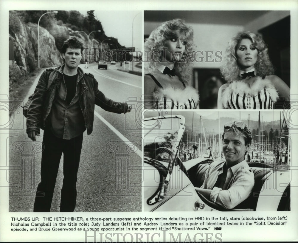 1983 Press Actors in the HBO Show THUMBS UP: THE HITCHHIKER - mjp33299 - Historic Images