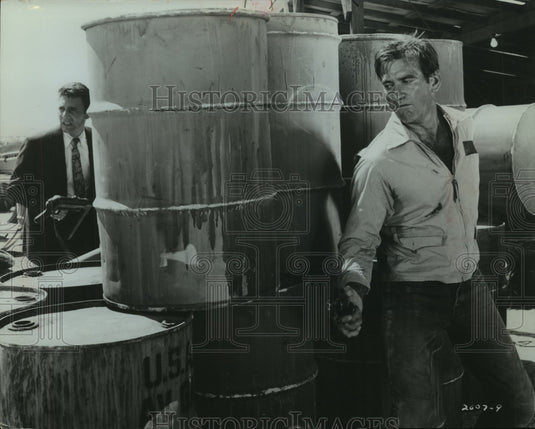 1968, Rod Taylor and Harry Guardino in "The Hell With Heroes" - Historic Images