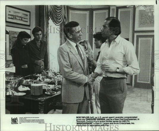 1983 Press Photo Rod Taylor stars in "Masquerade" on ABC-TV - mjp33362 - Historic Images