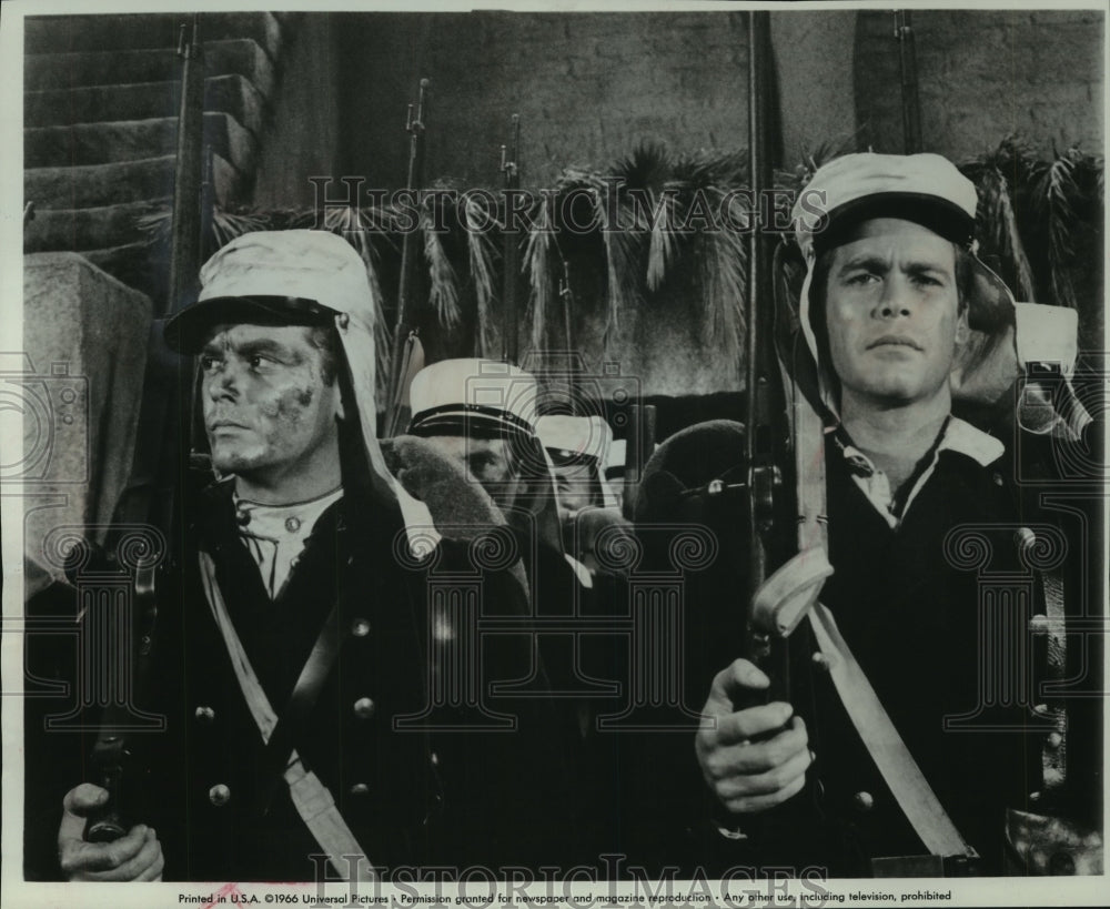 1966, Guy Stockwell & Doug McClure star in "Beau Geste" - mjp33421 - Historic Images