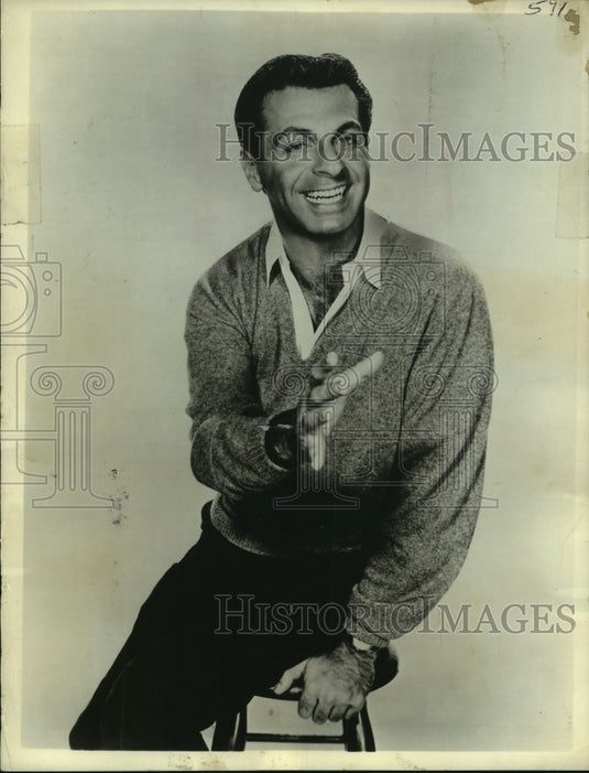 1963 Press Photo Mort Saul to be featured on Jerry Lewis Show - Historic Images