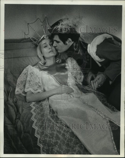 1967, Patricia Bradley and Dale Gutzman act in "Sleeping Beauty" - Historic Images