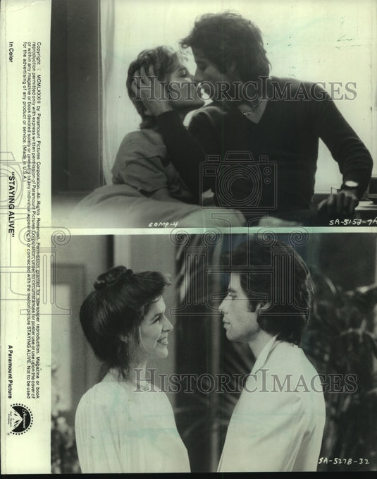 1983 Press Photo John Travolta and co-stars in "Staying Alive" - mjp33847 - Historic Images