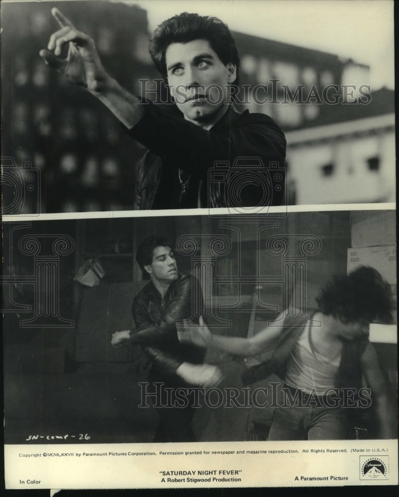 1979, John Travolta stars in the movie Saturday Night Fever - Historic Images