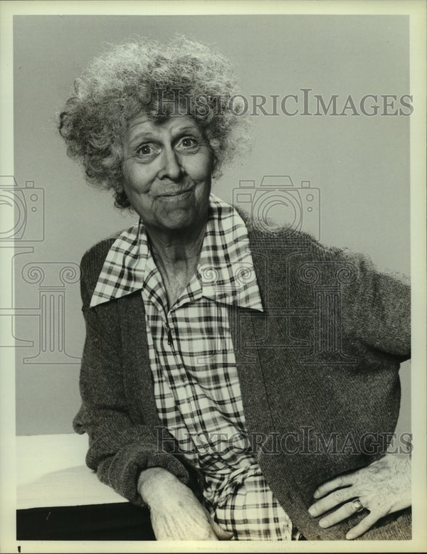 1983 Press Photo Actress Maxine Stuart as Amanda Earp in 